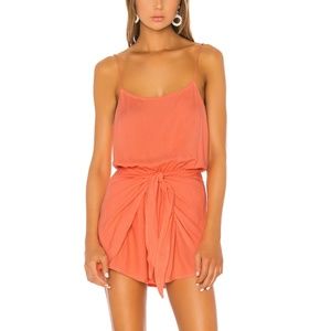 NWT TAVIK Swimwear Louise Romper Hot Coral XS